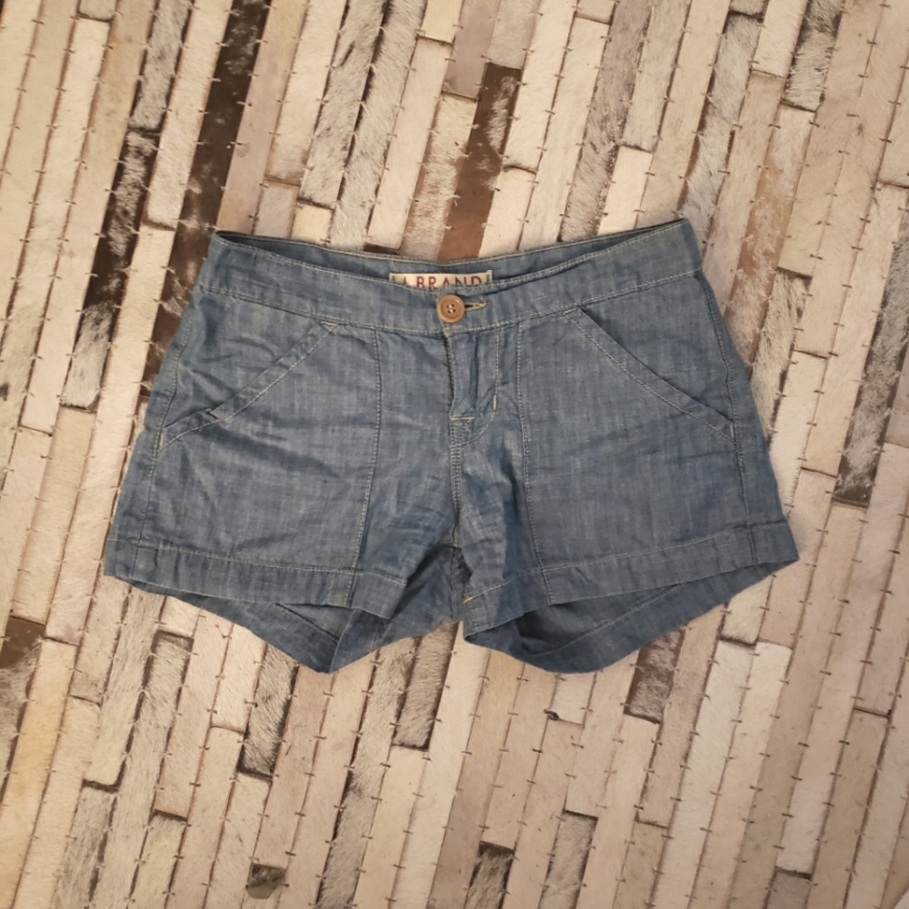 J BRAND Soft Faux Jean Shorts